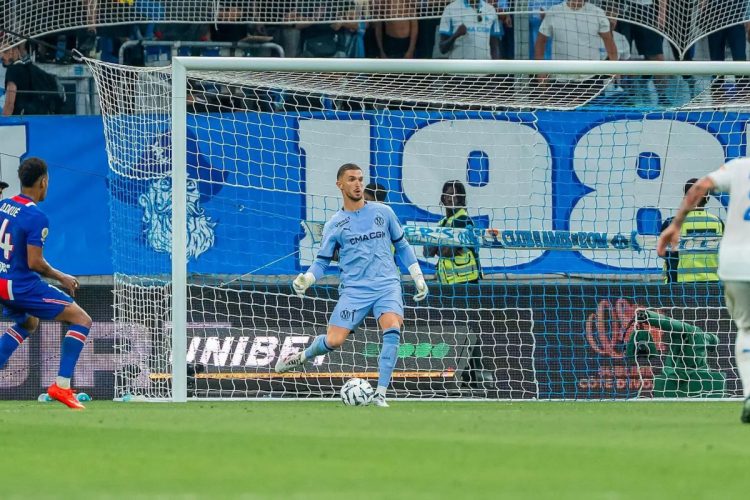 De Lange et l'OM ont souffert lors du Classique (site OM)