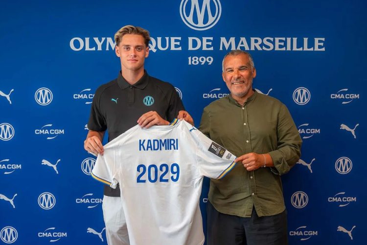Ugo El Kadmiri a signé un contrat jusqu'en 2029 (site OM)