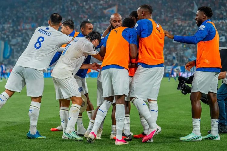 OM : les chiffres décrivent une équipe très différente de son classement (site OM)