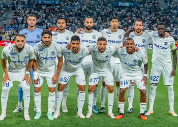 Equipe de l'OM face au PSG (site OM)