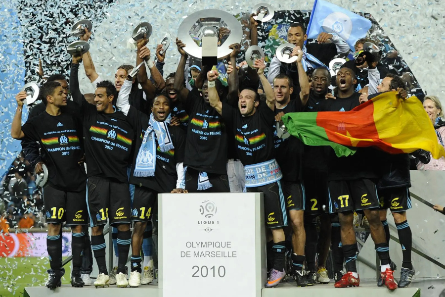 La dernière équipe de l'OM sacrée championne de France (Site OM)