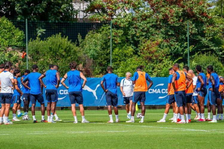 Entrainement de l'OM (site OM)