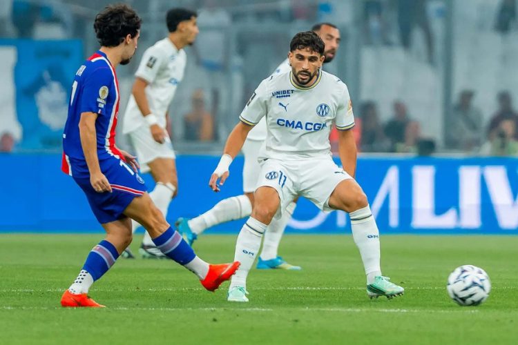 Maupay et l'OM n'ont pas su garder le point du nul contre Paris (site OM)