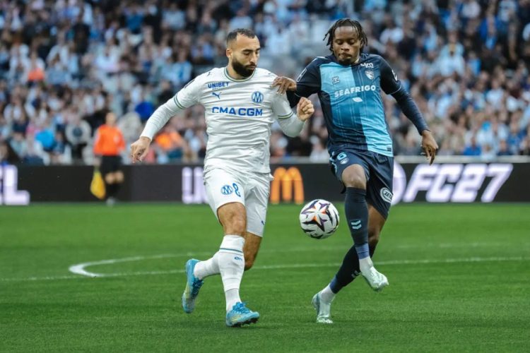 Abdelli a fait parler de lui sur et en dehors du terrain (site OM)