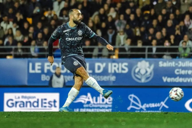 Abdelli a débloqué son compteur buts avec l'OM (site OM)
